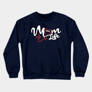 FOOTBALL MOM LIFE Novelty Momlife Heart Gifts design Crewneck Sweatshirt